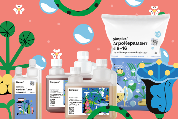 Как ухаживать за экзотами на гидропонике: Simplex® «Гидро» для шести популярных растений